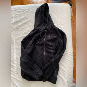 Black Alphalete zip up Jacket